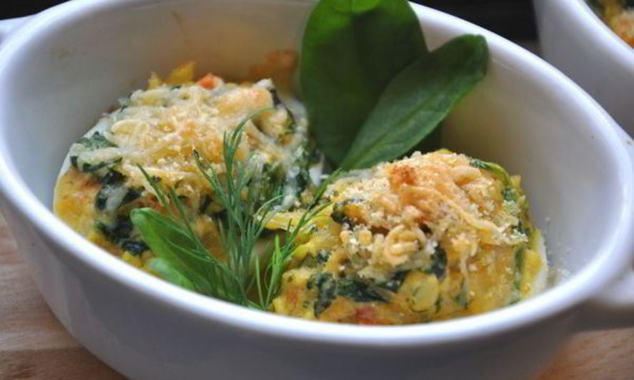 Рецепт фаршированных яиц с начинкой из шпината