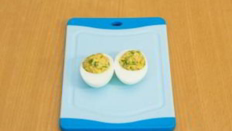 яйца, фаршированные грибами