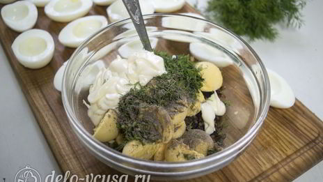 яйца фаршированные луком