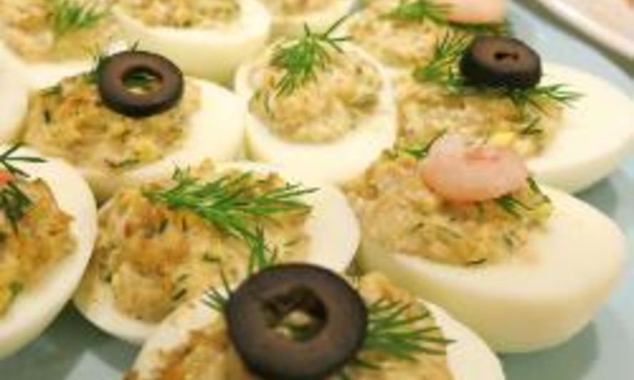 Рецепт яиц фаршированных шпротами