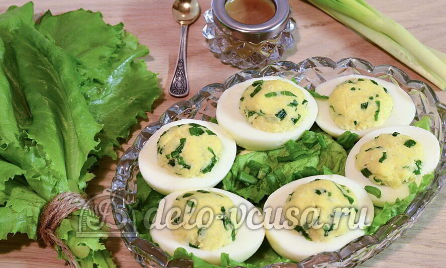 Рецепт яиц фаршированных сыром