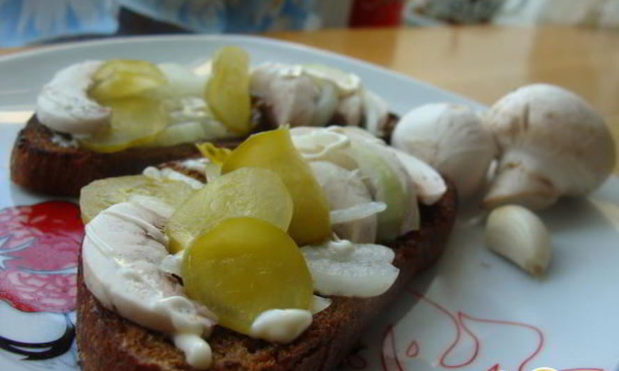 Рецепт бутеров — гренков по крестьянски