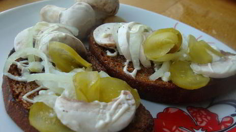 бутеры — гренки по крестьянски