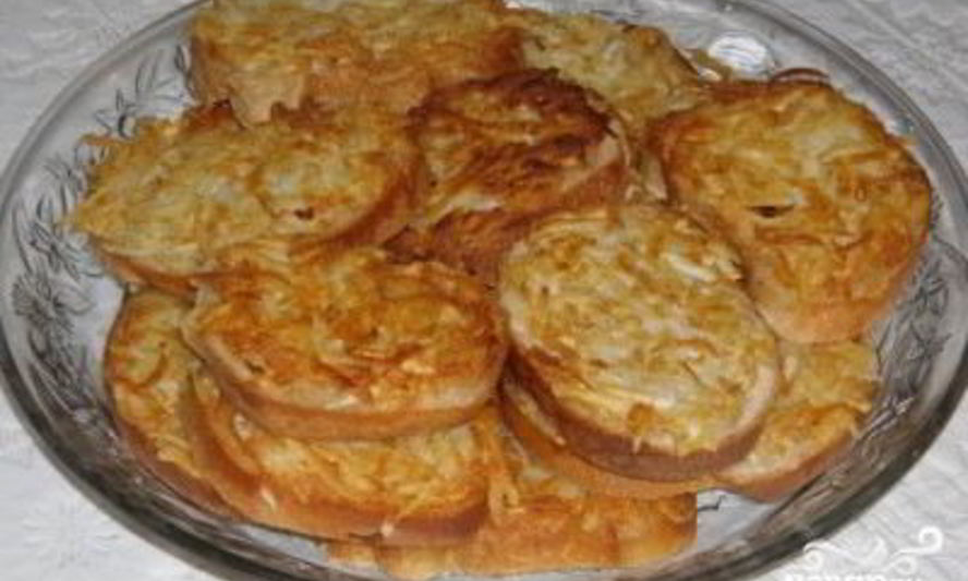 Рецепт гренков с картофелем