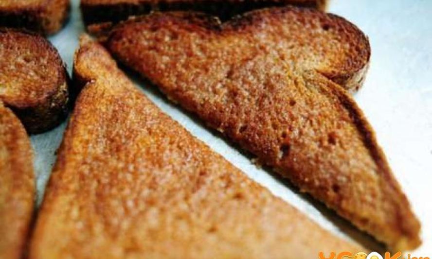 Рецепт гренков с корицей в духовке