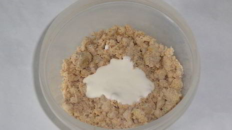 гренки с курицей и чесноком