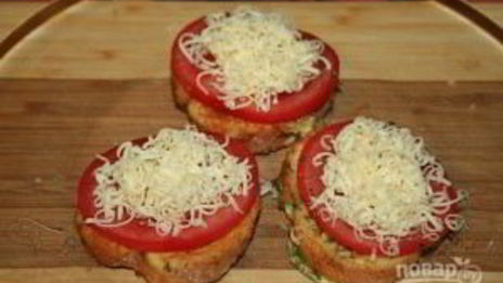 гренки с помидорами и сыром в духовке