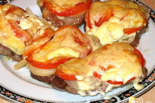 Гренки с сайрой