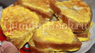 Гренки с сыром и чесноком