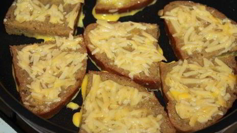 гренки с сыром и чесноком