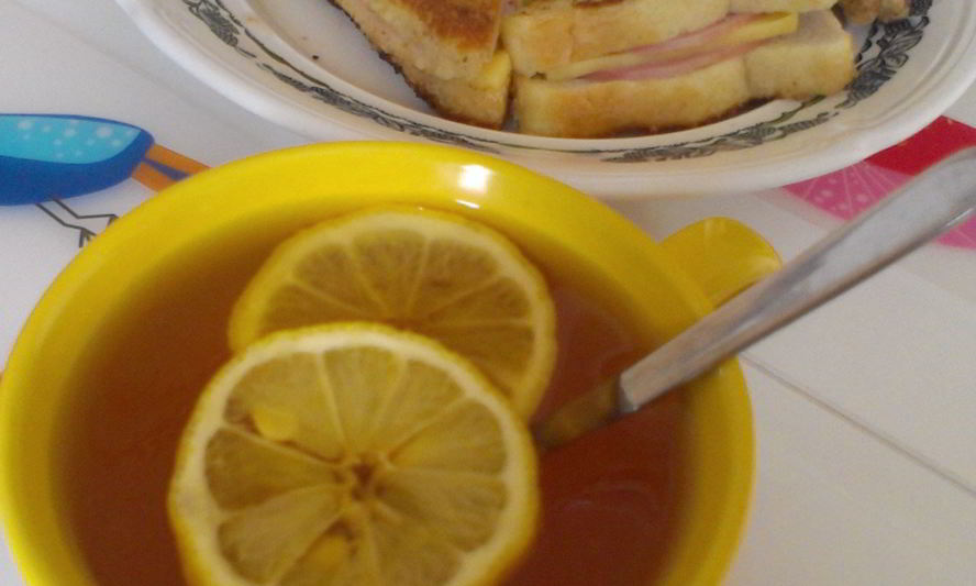 Рецепт гренков с сыром и ветчиной