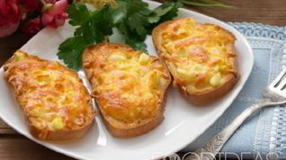 Гренки с сыром в духовке