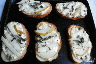 Гренки с творогом