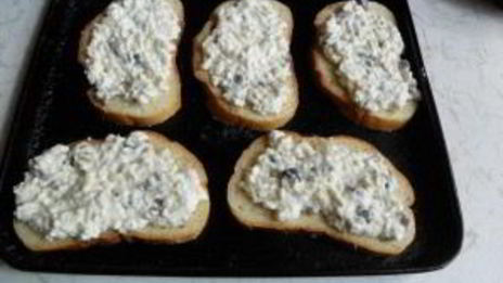 гренки с творогом