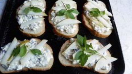 гренки с творогом