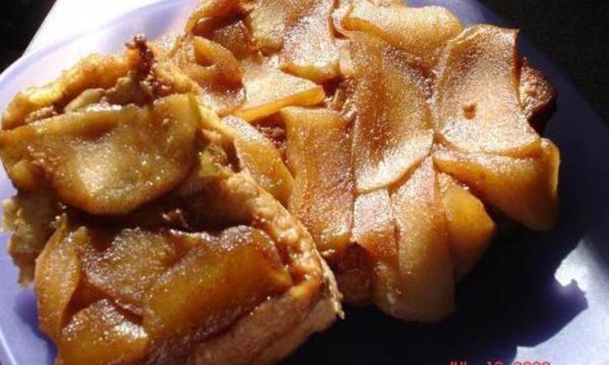 Рецепт гренков с яблоками на завтрак