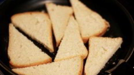 гренки с яблоками