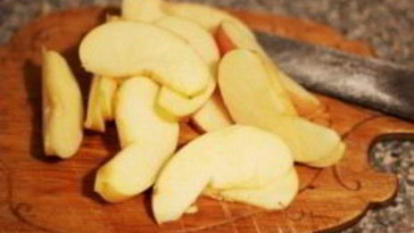 гренки с яблоками