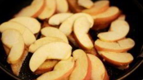 гренки с яблоками