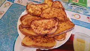 Гренки сладкие