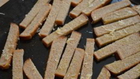 гренки в духовке к пиву