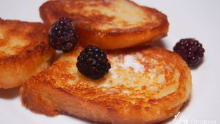 Гренки ванильные