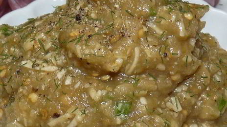 баклажанная икра в прошутто