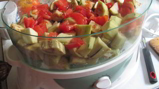 Икра из баклажанов в пароварке