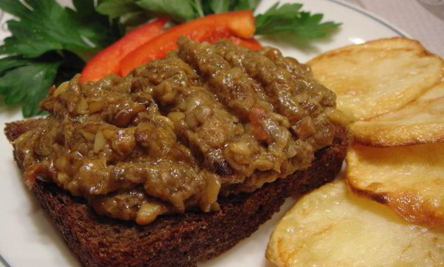 Рецепт икры из белых грибов