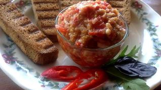 Икра из печеных баклажанов