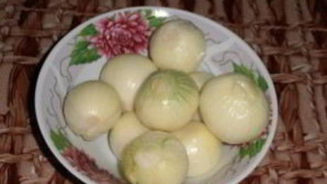 кабачковая икра с соусом