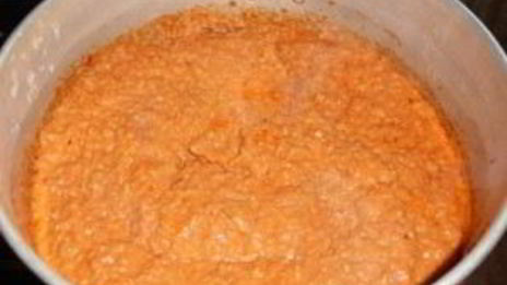 кабачковая икра с соусом