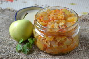 Кабачковая икра с яблоками на зиму