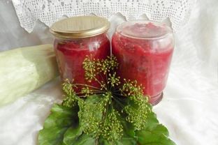 Кабачковая икра со свеклой