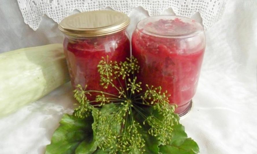 Рецепт кабачковой икры со свеклой