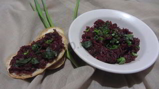 Свекольная икра с имбирем