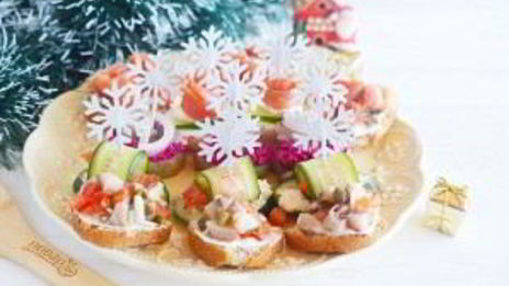 ассорти из канапе