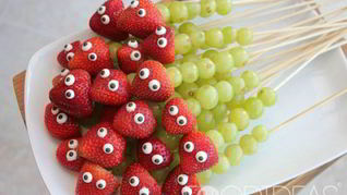 Фруктовые канапе для детей