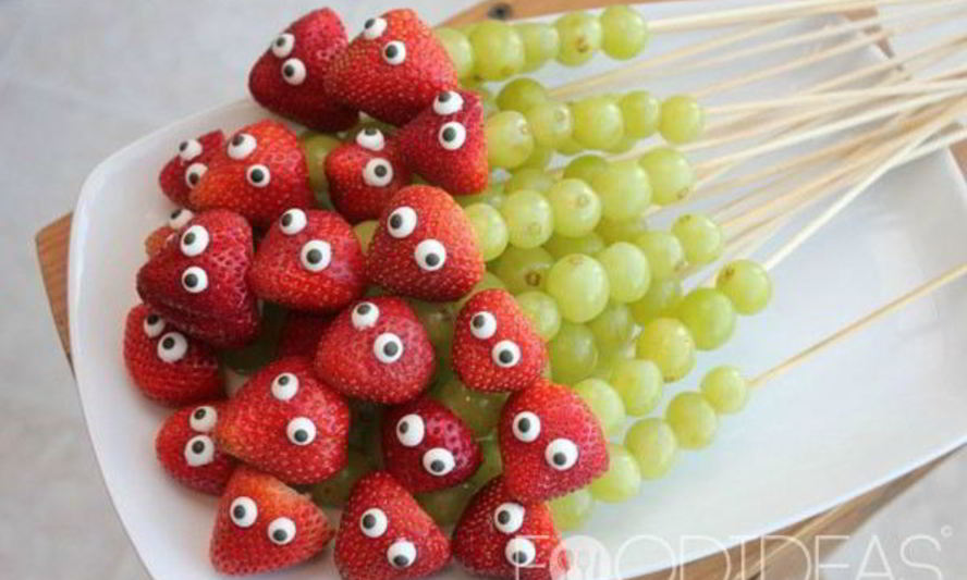 Рецепт фруктовых канапе для детей