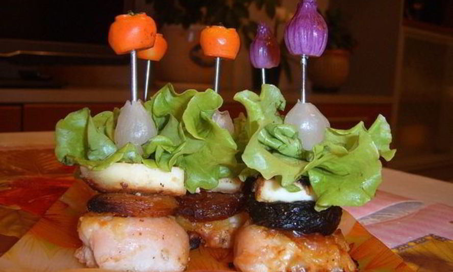 Рецепт горячих канапе сливка@абрикоска