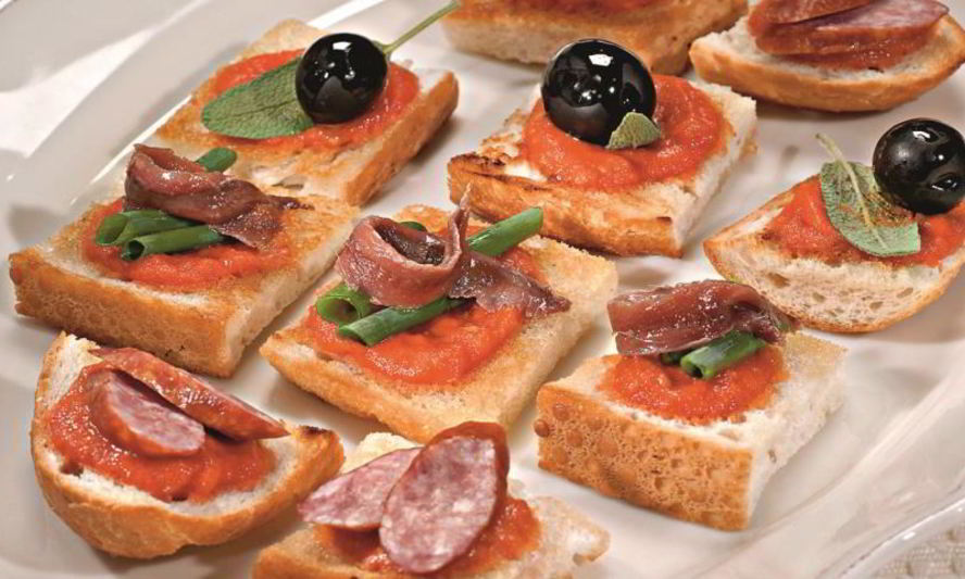 Рецепт канапе для тапас