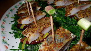 Канапе из селедки с яблоками