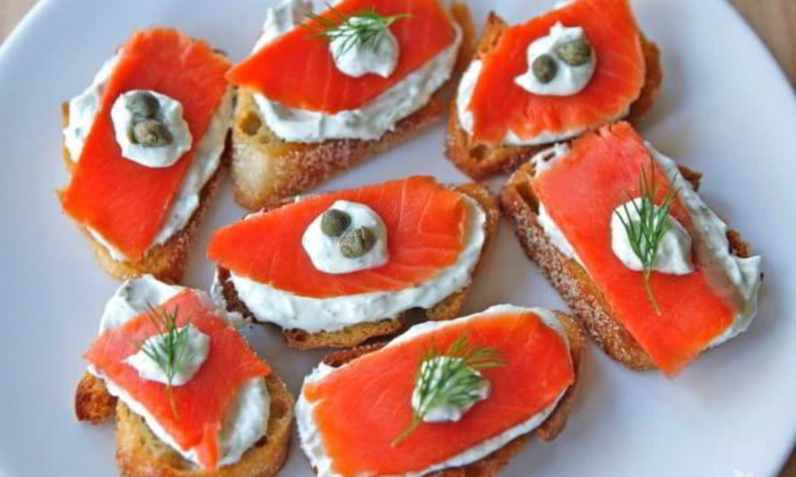 Рецепт канапе к празднику