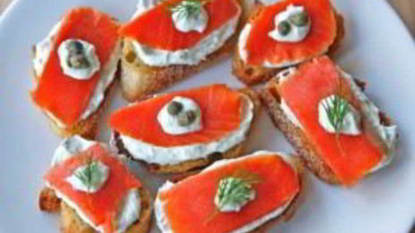 канапе к празднику