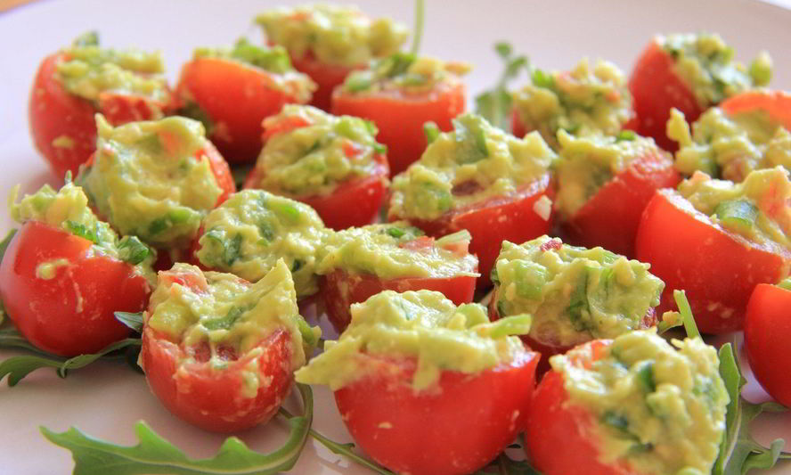 Рецепт канапе с авокадо