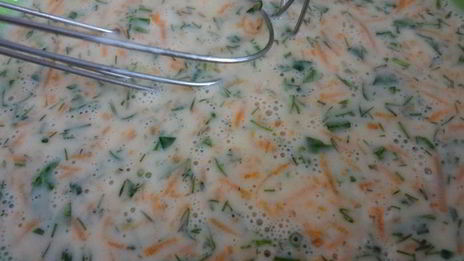 канапе с морковными блинчиками