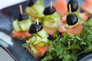 Канапе с рыбой