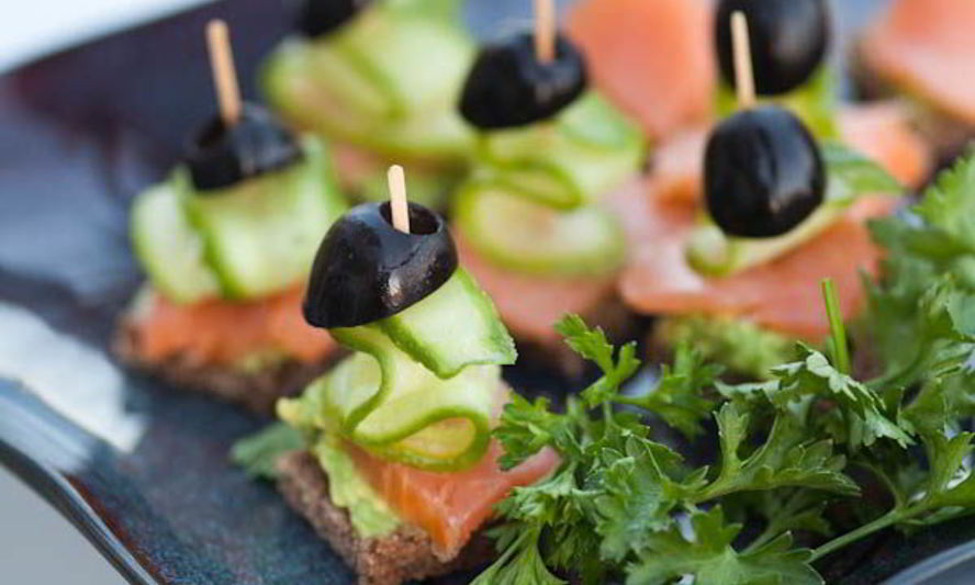 Рецепт канапе с рыбой