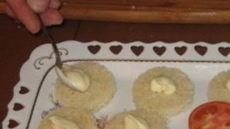 канапе с сыром фета