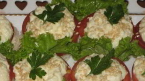 канапе с сыром фета